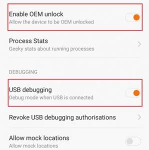 xiaomi usb debugging