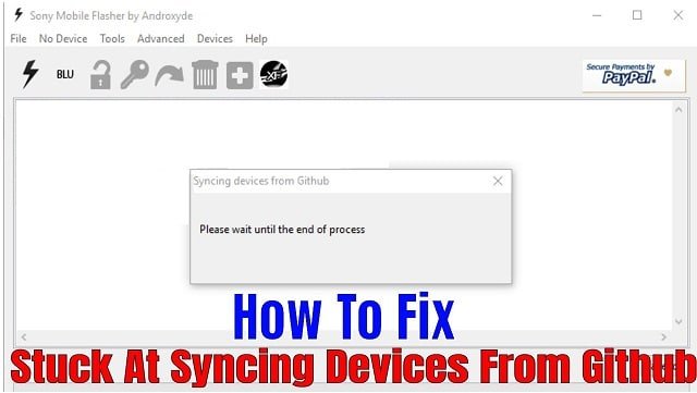 حل Syncing devices from github